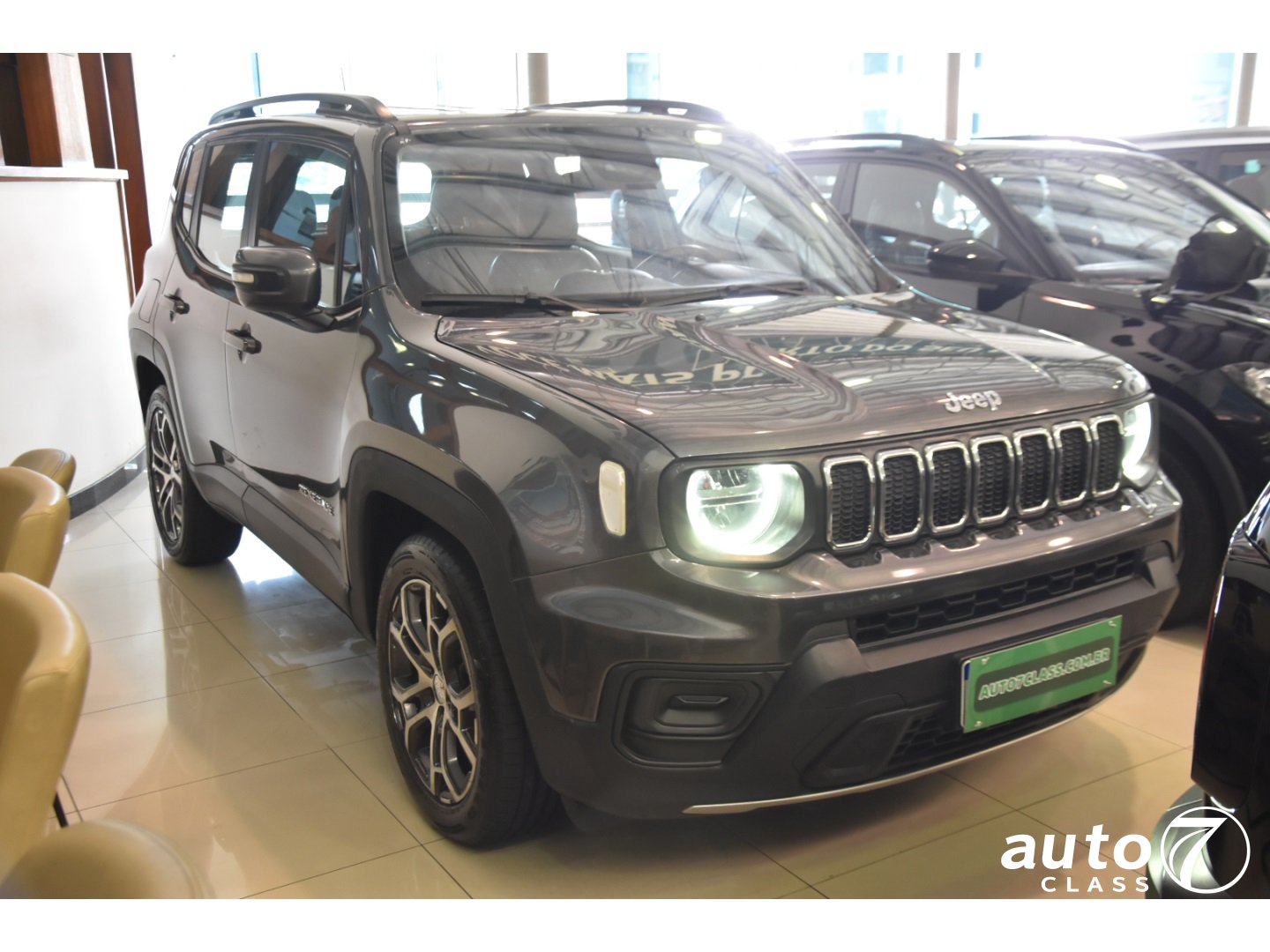 JEEP RENEGADE 1.3 T270 TURBO FLEX LONGITUDE AT6 Cinza - Auto7 Class