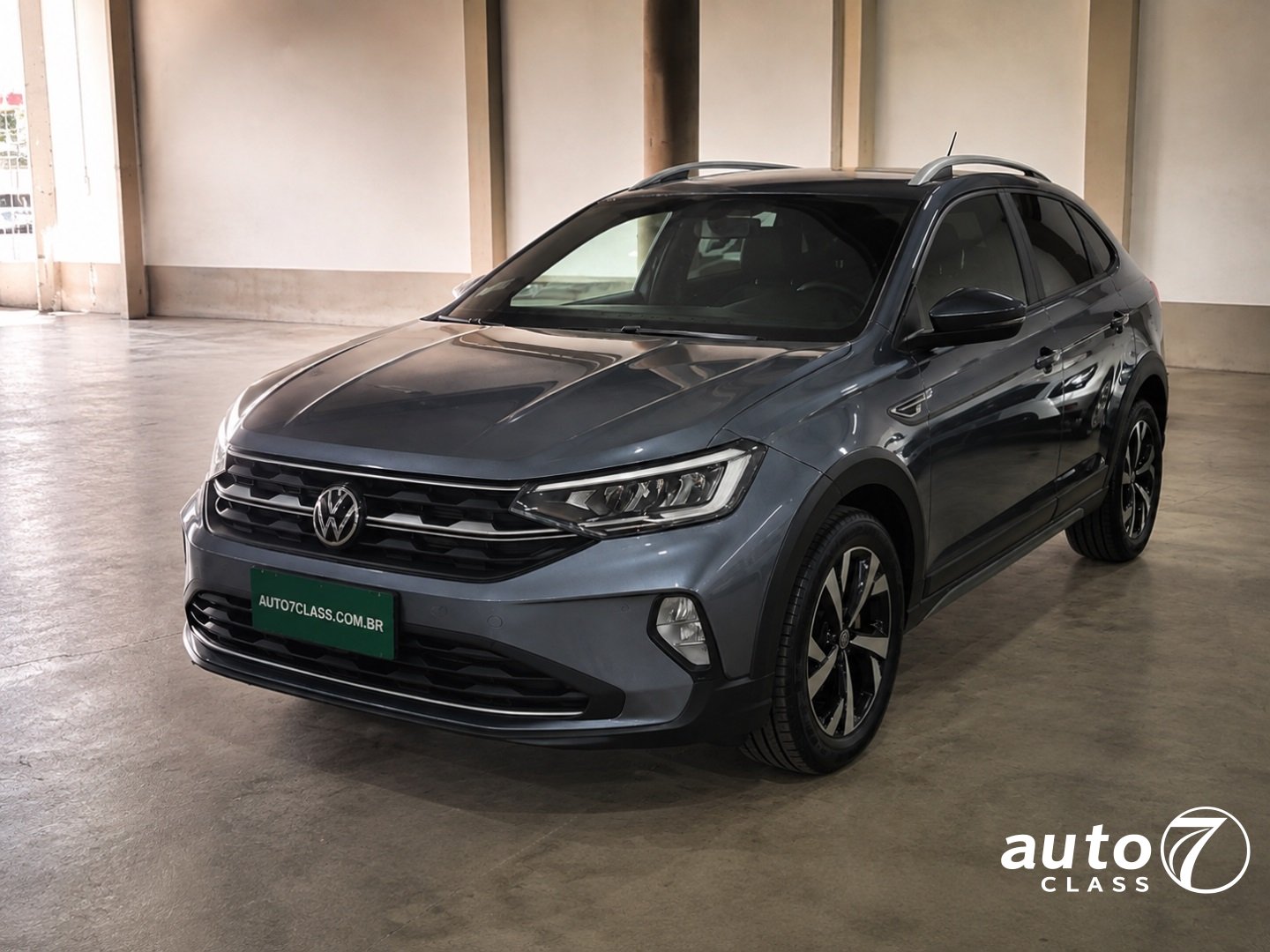 VOLKSWAGEN NIVUS 1.0 200 TSI TOTAL FLEX HIGHLINE AUTOMÁTICO Cinza - Auto7 Class
