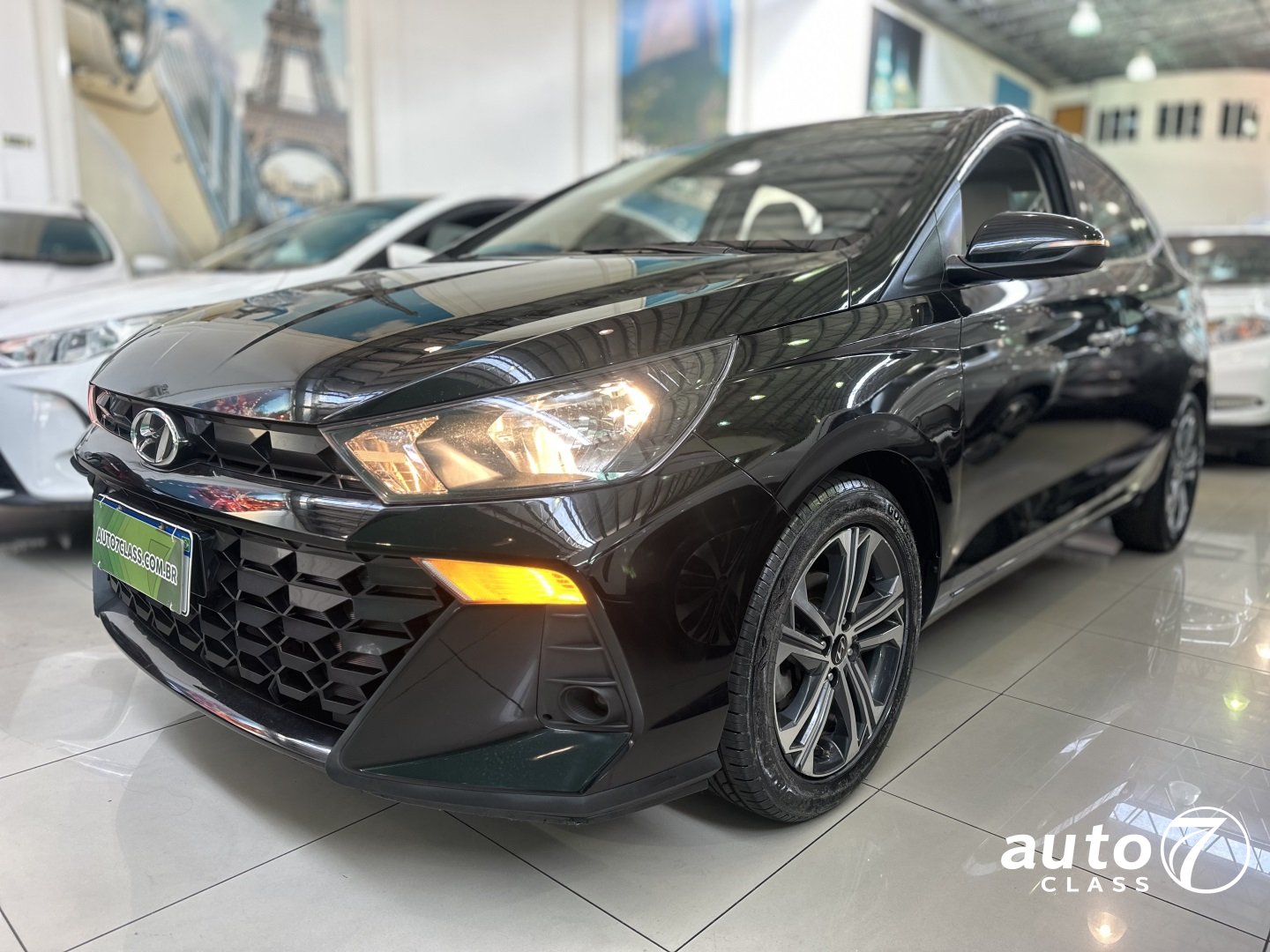 HYUNDAI HB20S 1.0 TGDI FLEX PLATINUM SAFETY AUTOMÁTICO Preto - Auto7 Class