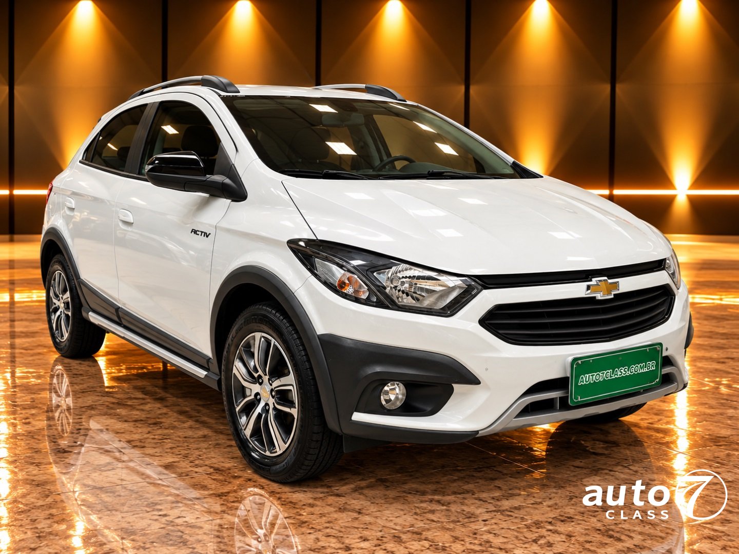 CHEVROLET ONIX 1.4 MPFI ACTIV 8V FLEX 4P AUTOMÁTICO Branco - Auto7 Class