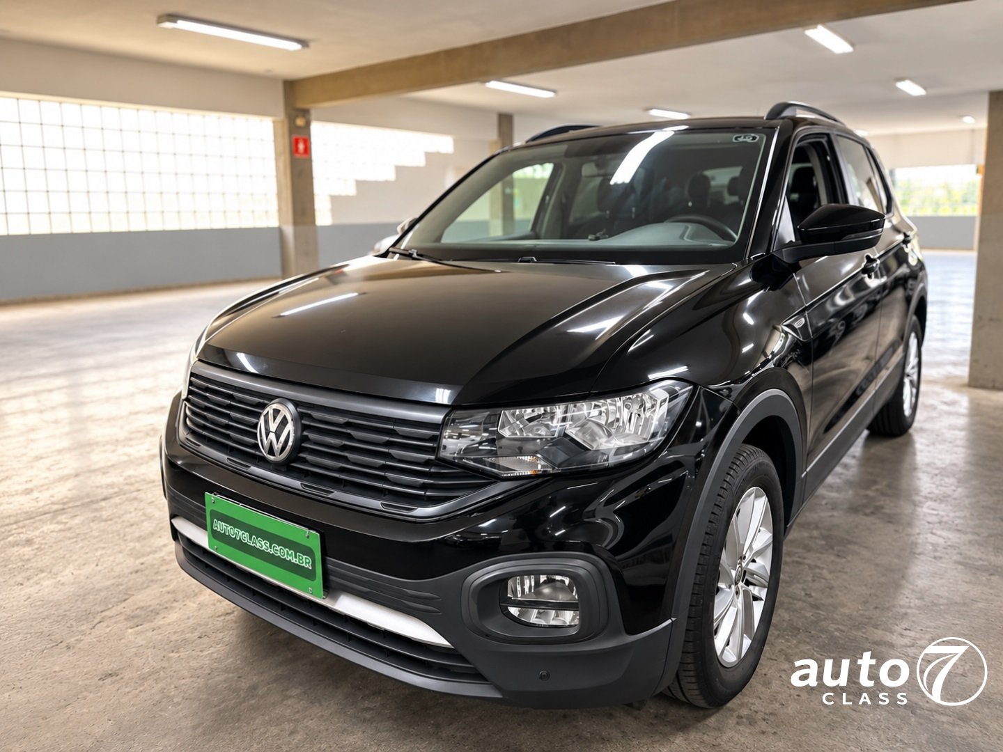 VOLKSWAGEN T-CROSS 1.0 200 TSI TOTAL FLEX COMFORTLINE AUTOMÁTICO Preto - Auto7 Class