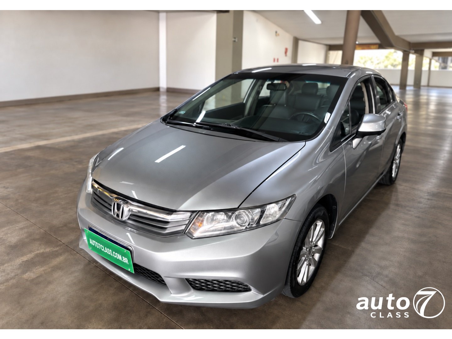 HONDA CIVIC 1.8 LXS 16V FLEX 4P AUTOMÁTICO Cinza - Auto7 Class
